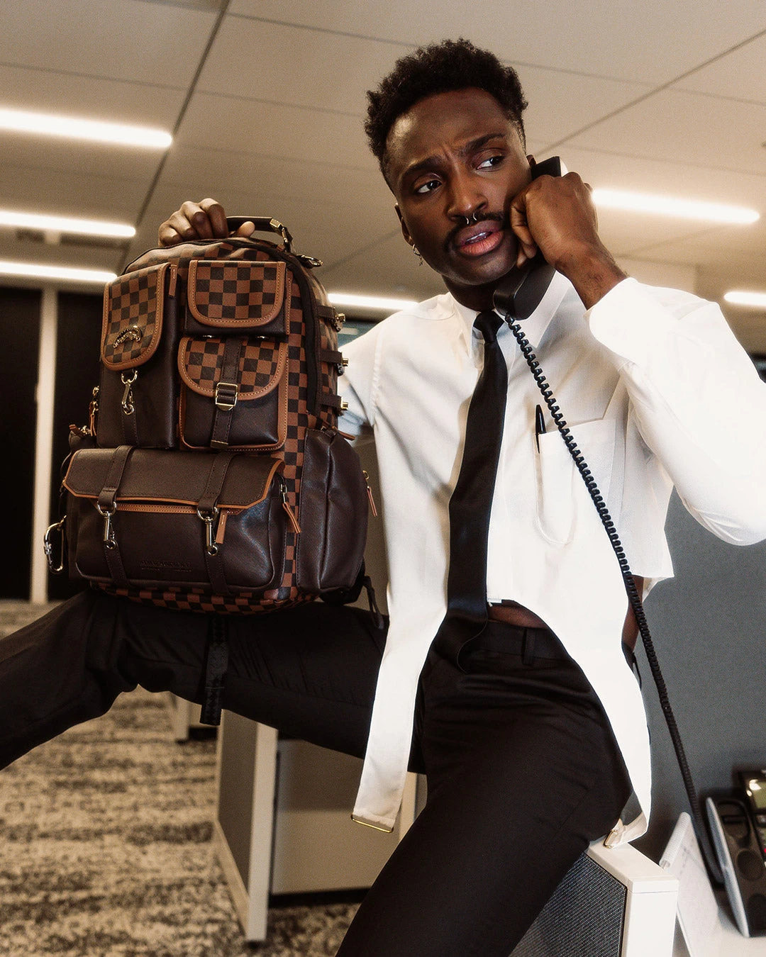 SPRAYGROUND CHECKMATE ROYALE BACKPACK (DLXV) 3 SPRAYGROUND CHECKMATE ROYALE BACKPACK (DLXV) - Image 3