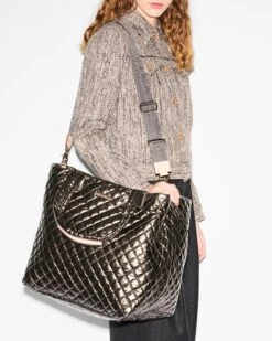 Moondust Metallic Lacquer Large Metro Tote Deluxe -Best Bags Store 1242X1957 A11