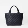 Black Small Metro Tote Deluxe