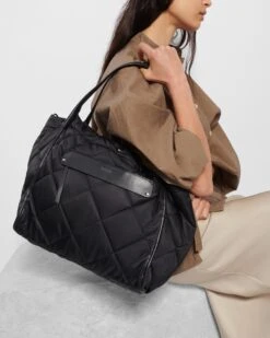 Black Large Madison Shopper 10 Black Large Madison Shopper -Best Bags Store 1404B1682 A10