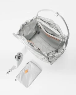 Oyster Metallic Large Madison Shopper -Best Bags Store 1404B1917 A3