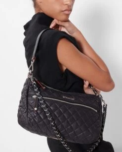 Black Crosby Shoulder Bag -Best Bags Store 1411C1590 A11