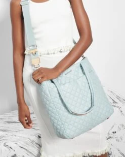 Silver Blue Large Metro Quatro Tote -Best Bags Store 1430X1891 A12