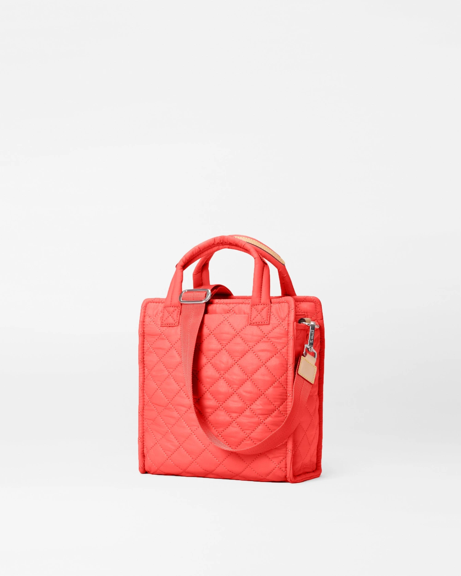 Coral Mini Box Tote 3 Coral Mini Box Tote - Image 3