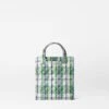 Spring Plaid Mini Box Tote