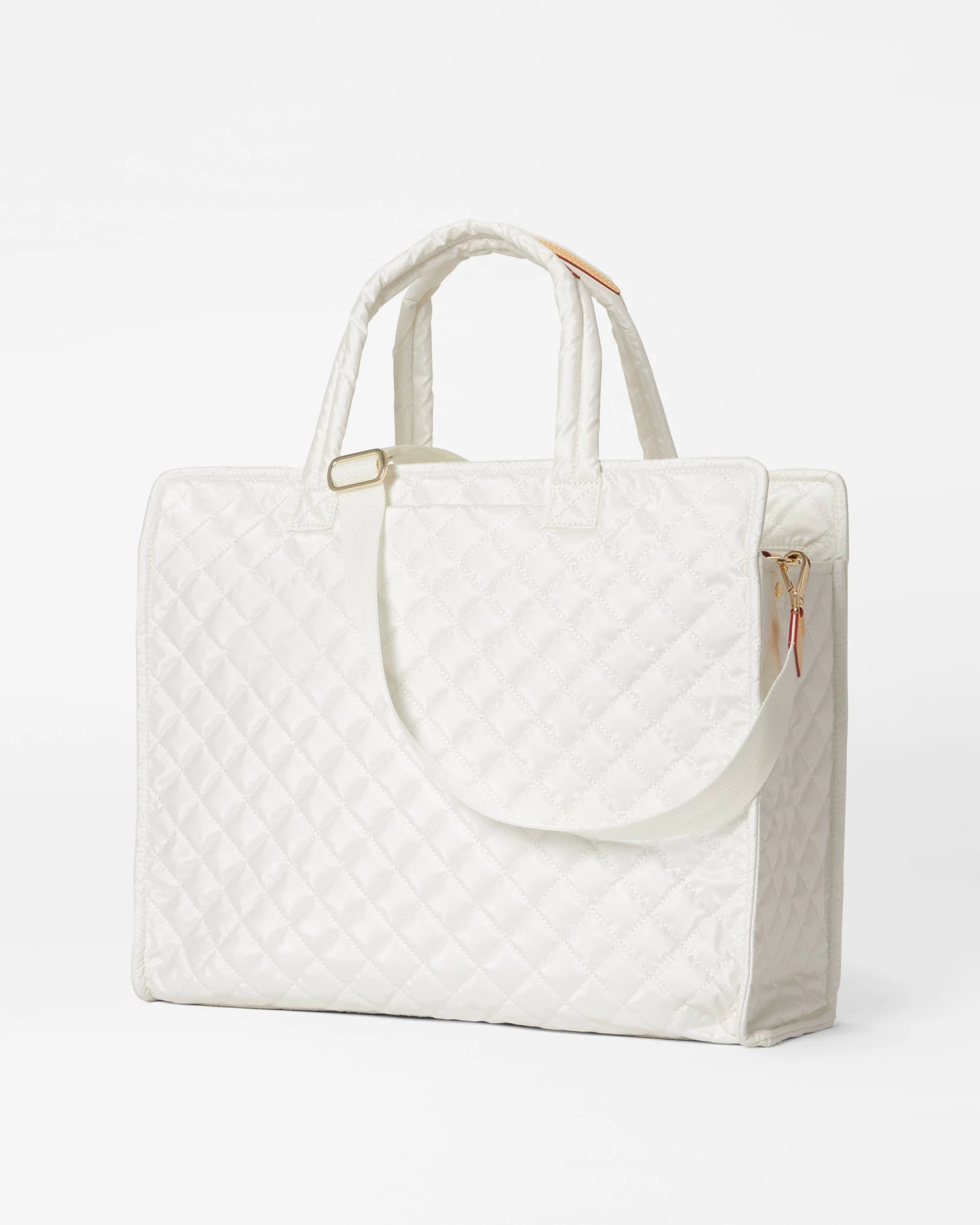 Pearl Metallic Large Box Tote 3 Pearl Metallic Large Box Tote - Image 3