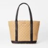 Camel & Black Medium Empire Tote