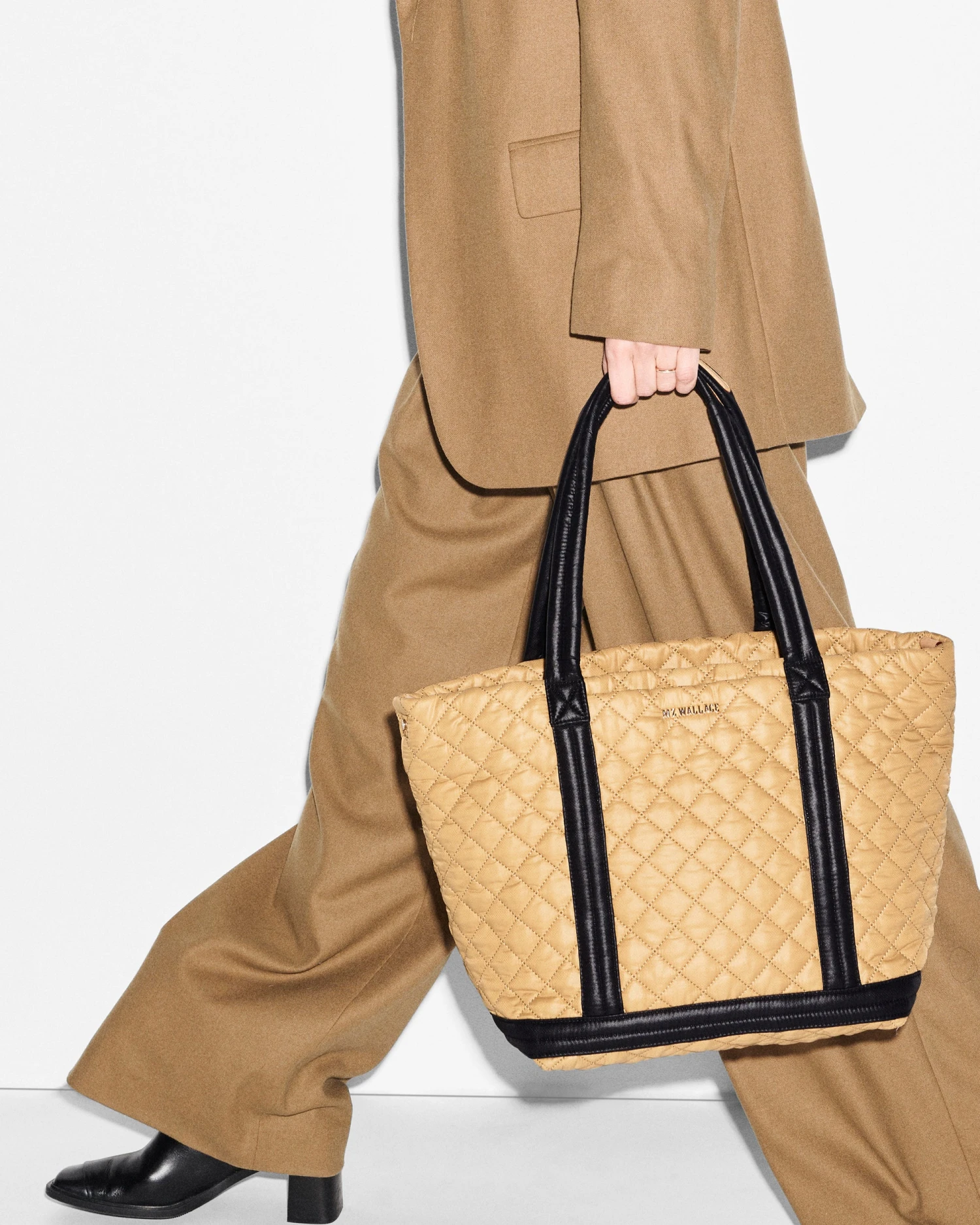 Camel & Black Medium Empire Tote 7 Camel & Black Medium Empire Tote - Image 7