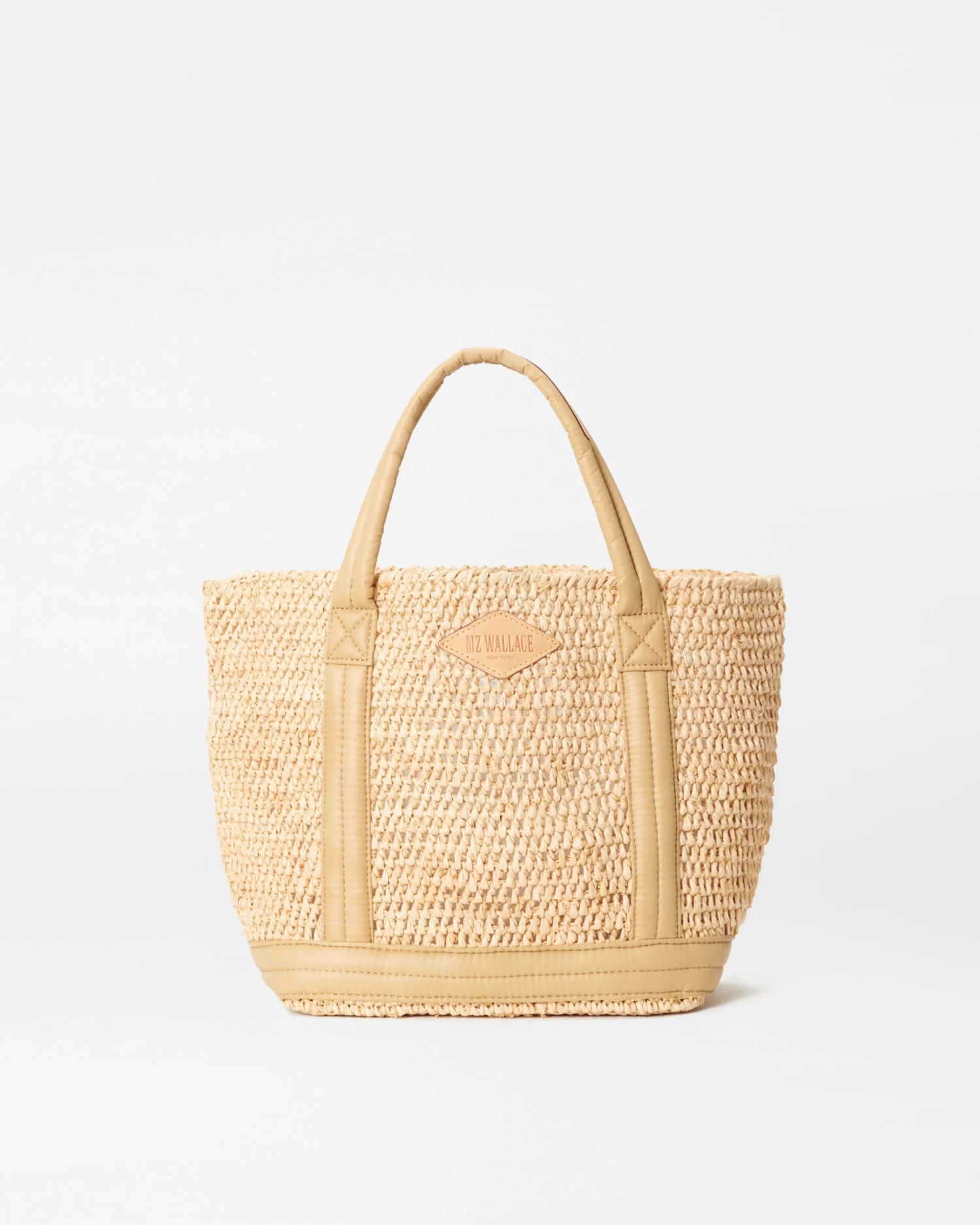 Raffia/Camel Small Raffia Tote 1 Raffia/Camel Small Raffia Tote