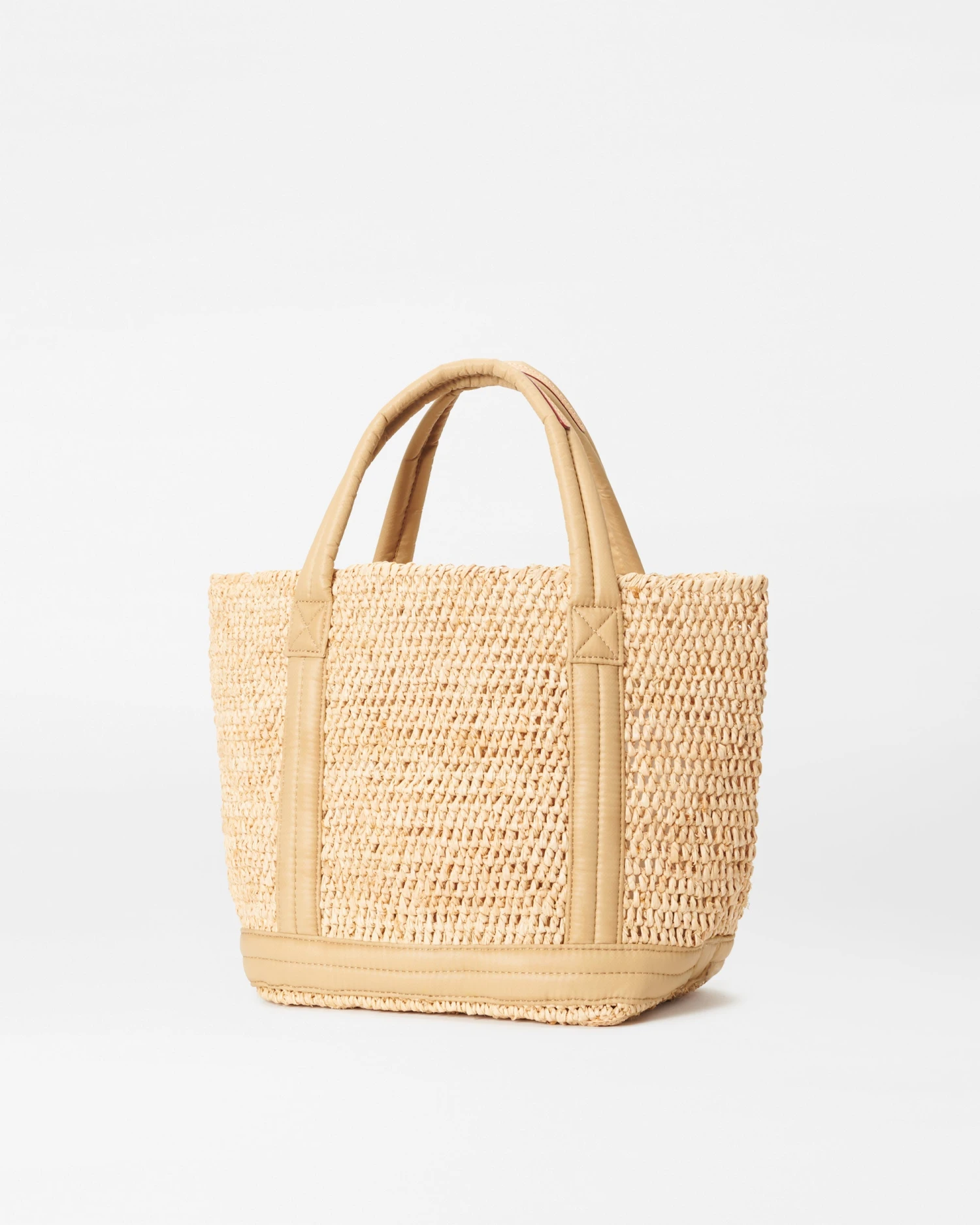 Raffia/Camel Small Raffia Tote 3 Raffia/Camel Small Raffia Tote - Image 3