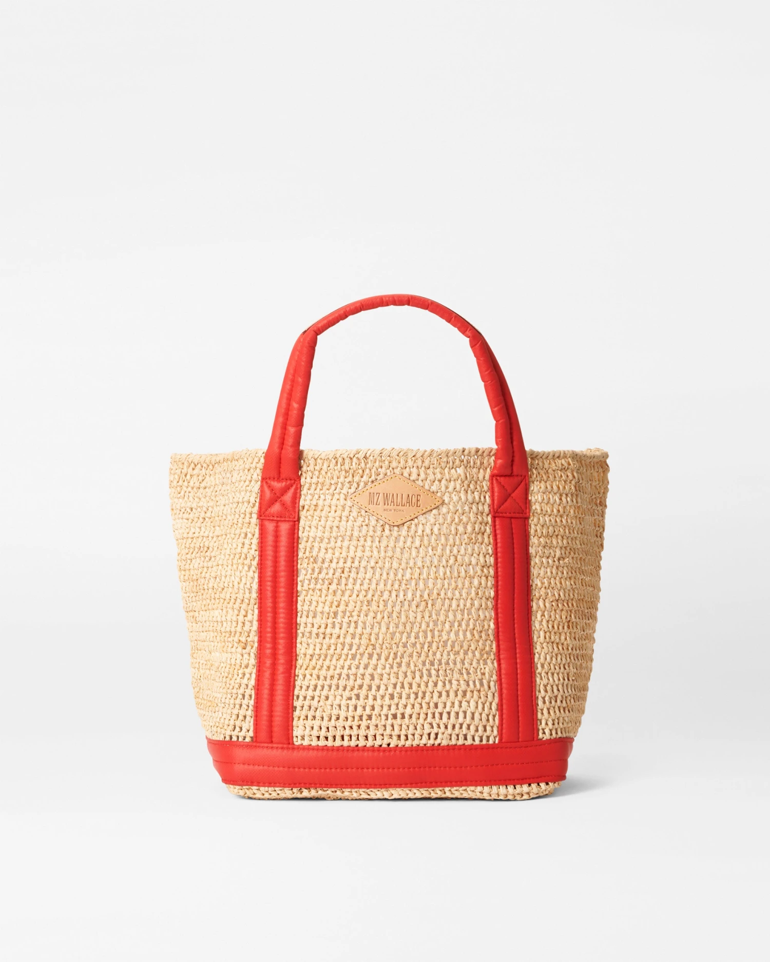 Raffia With Cherry Small Raffia Tote 1 Raffia With Cherry Small Raffia Tote