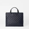 Black Medium Metro Box Tote