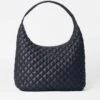 Black Large Metro Shoulder Bag