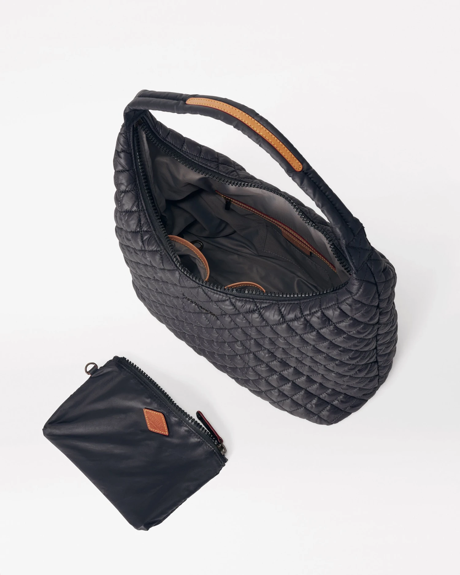 Black Large Metro Shoulder Bag 4 Black Large Metro Shoulder Bag - Image 4