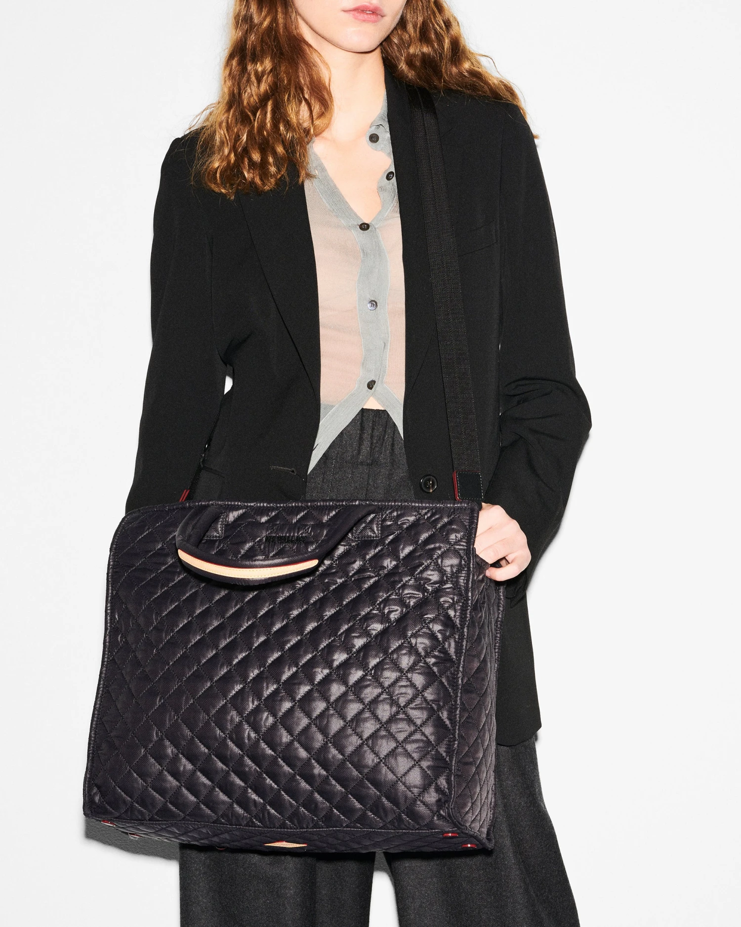 Black Large Metro Box Tote II 6 Black Large Metro Box Tote II - Image 6