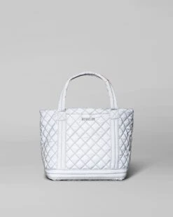 Silver Reflective Small Empire Tote -Best Bags Store 1512N1970 A2