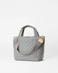 Silver Reflective Small Empire Tote -Best Bags Store 1512N1970 A3