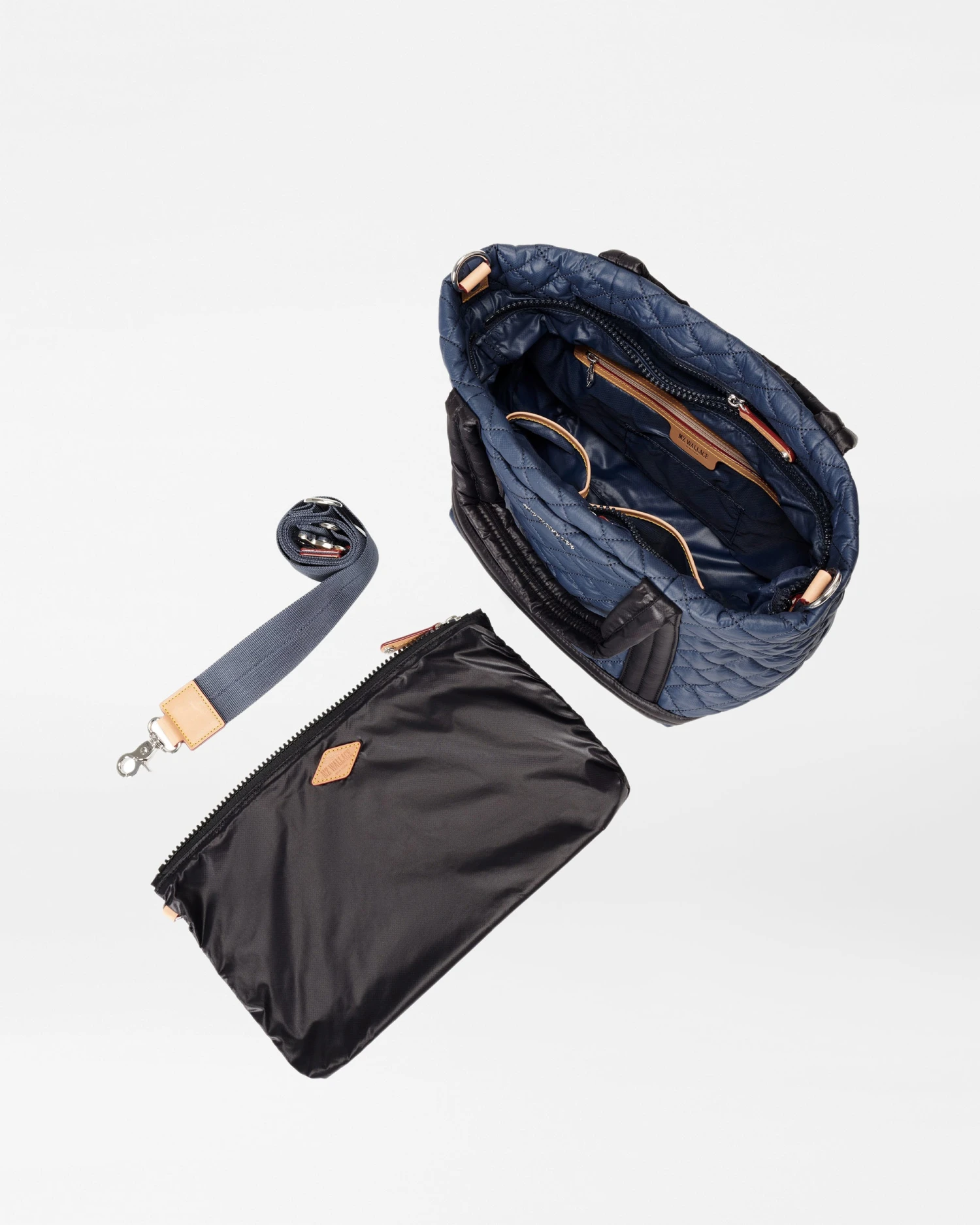 Navy & Black Small Empire Tote 4 Navy & Black Small Empire Tote - Image 4