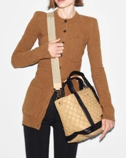 Camel & Black Small Empire Tote -Best Bags Store 1512x1980 A12