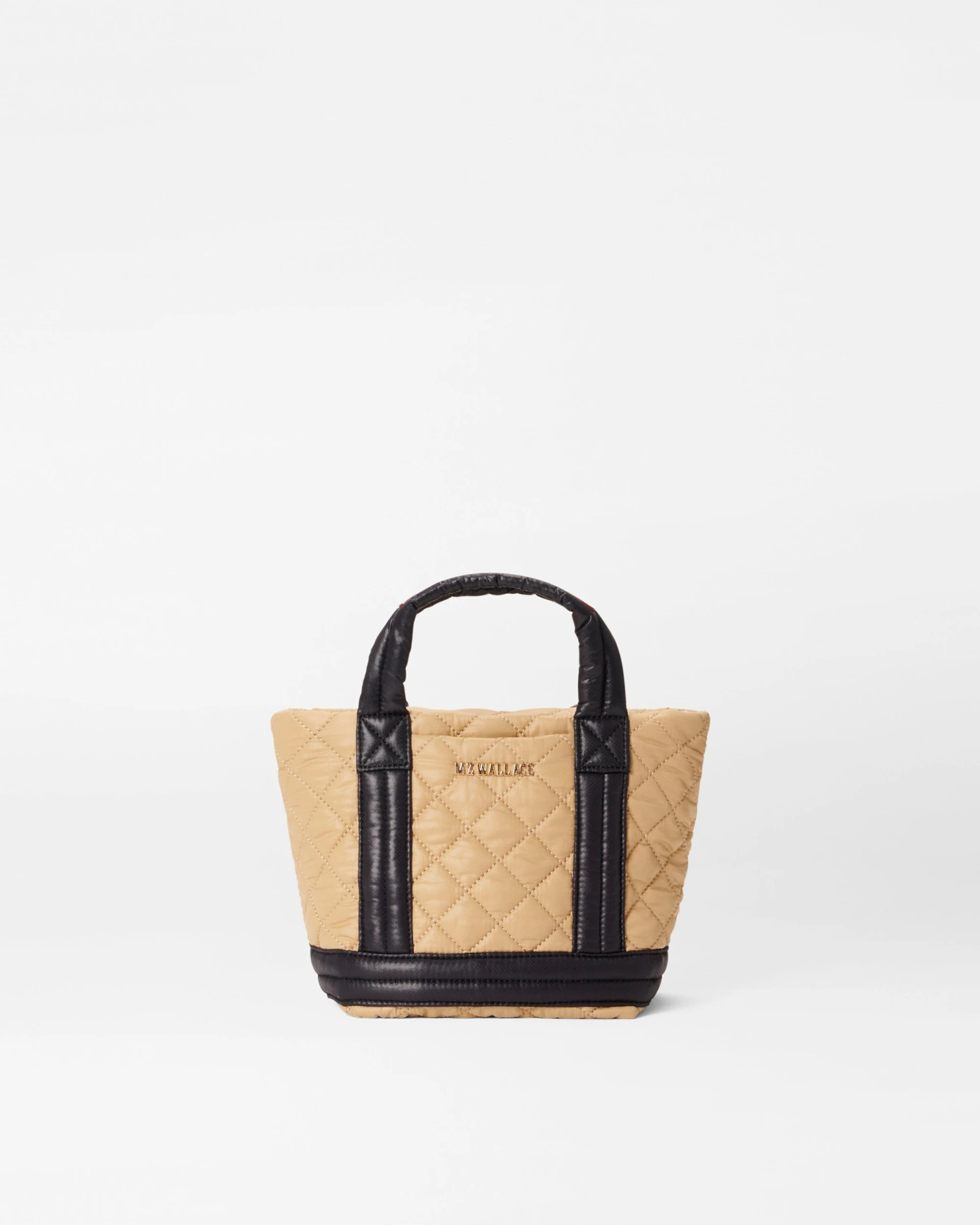 Camel & Black Mini Empire Tote 1 Camel & Black Mini Empire Tote