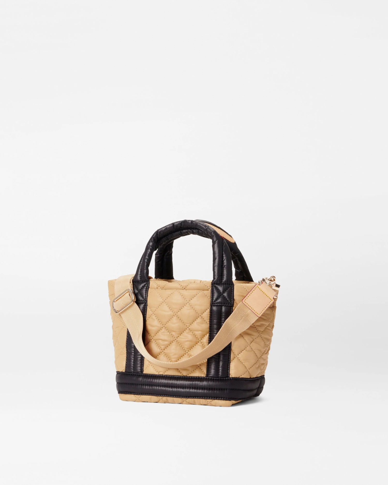 Camel & Black Mini Empire Tote 3 Camel & Black Mini Empire Tote - Image 3