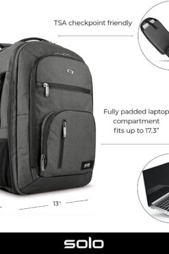 Solo Grand Travel TSA Backpack 18 Solo Grand Travel TSA Backpack -Best Bags Store 7cc935 6915a1f3d7b6404ca71a17ef4ebce2ccmv2