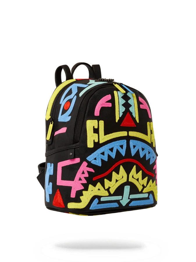 Sprayground AI3 Path To The Future Tribal Neon Savage Backpack 1 Sprayground AI3 Path To The Future Tribal Neon Savage Backpack