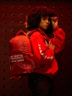 Sprayground Break In Case Of Emergency Shark DLX Backpack -Best Bags Store 7cc935 9a67a99570da482d89f75f34803930e2mv2