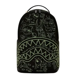 Sprayground Intergalactic Doodles Glow In The Dark DLXV Backpack