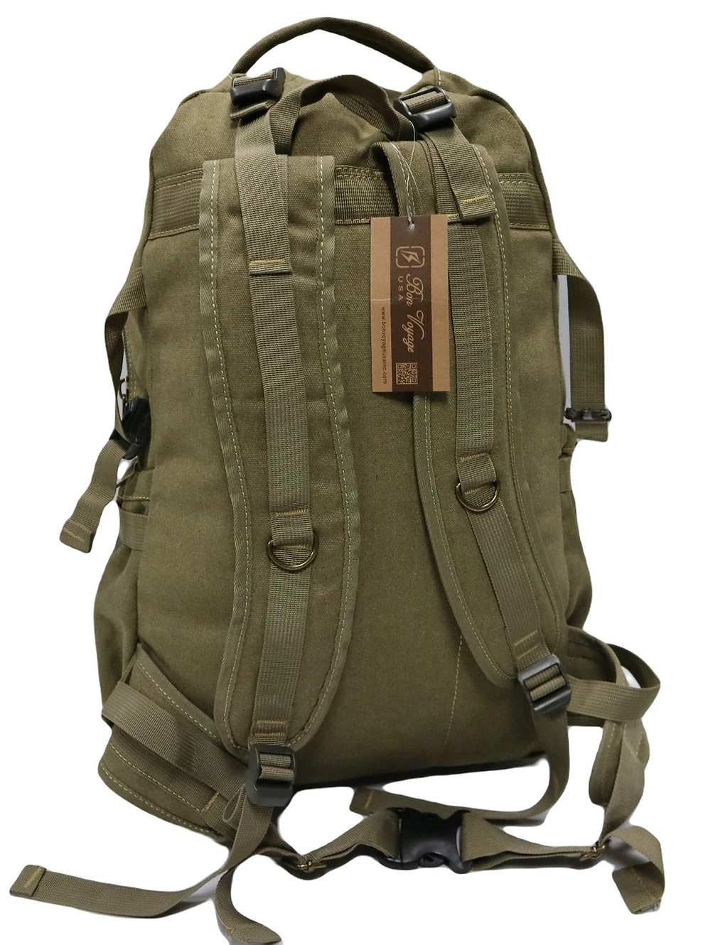 Bon Voyage 6691 Canvas Backpack 4 Bon Voyage 6691 Canvas Backpack - Image 4