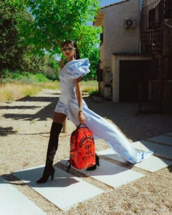 SPRAYGROUND RIP ME OPEN (RED) (VINYL) -Best Bags Store B4532 2 1