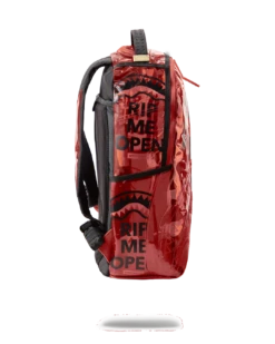 SPRAYGROUND RIP ME OPEN (RED) (VINYL) -Best Bags Store B4532 3