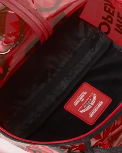 SPRAYGROUND RIP ME OPEN (RED) (VINYL) -Best Bags Store B4532 6