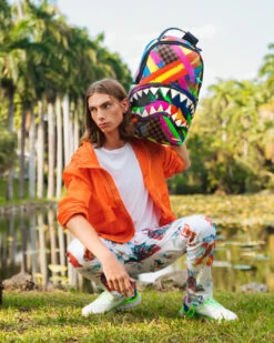 SPRAYGROUND SHARKS IN PARIS CITY STREAKS BACKPACK (DLXV) 16 SPRAYGROUND SHARKS IN PARIS CITY STREAKS BACKPACK (DLXV) -Best Bags Store B5150 2 1