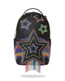 SPRAYGROUND STAR RACER A.I.7 SANDFLOWER COLLAB BEADED BACKPACK