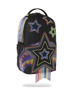SPRAYGROUND STAR RACER A.I.7 SANDFLOWER COLLAB BEADED BACKPACK -Best Bags Store B5186 2