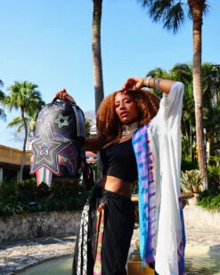 SPRAYGROUND STAR RACER A.I.7 SANDFLOWER COLLAB BEADED BACKPACK -Best Bags Store B5186 3 1