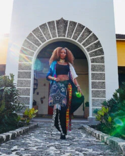 SPRAYGROUND STAR RACER A.I.7 SANDFLOWER COLLAB BEADED BACKPACK -Best Bags Store B5186 9 1