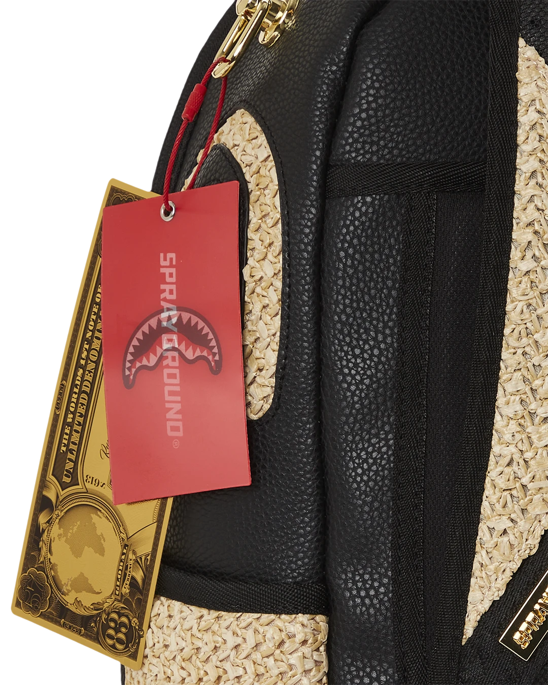 SPRAYGROUND RAFFIA PALM BACKPACK 15 SPRAYGROUND RAFFIA PALM BACKPACK - Image 15