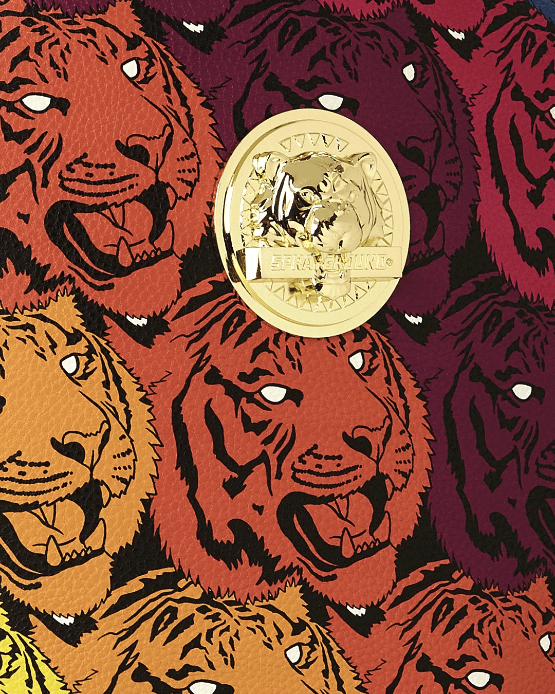 SPRAYGROUND TIGER ROAR GOLD PLATED BACKPACK 12 SPRAYGROUND TIGER ROAR GOLD PLATED BACKPACK - Image 12