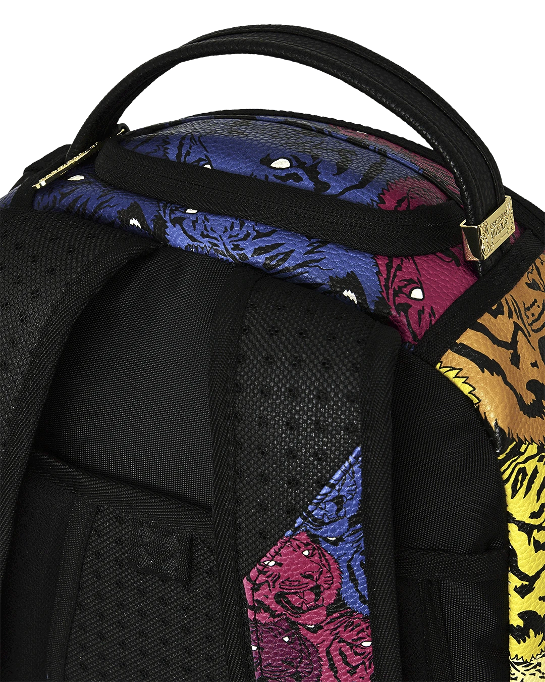 SPRAYGROUND TIGER ROAR GOLD PLATED BACKPACK 10 SPRAYGROUND TIGER ROAR GOLD PLATED BACKPACK - Image 10