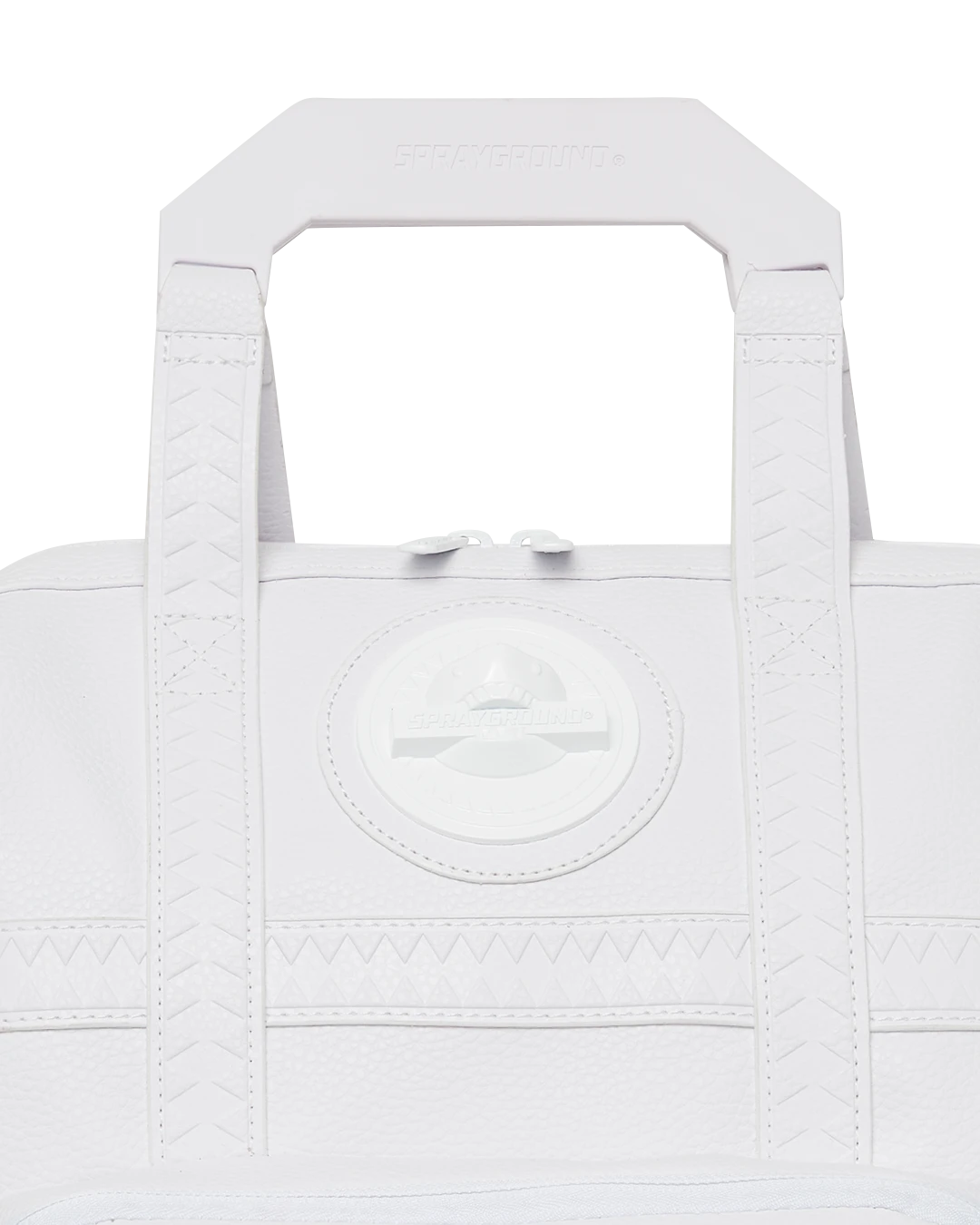 SPRAYGROUND HEAVY METAL SHARK WHITE OUT BIZ TOP OPENER BACKPACK 13 SPRAYGROUND HEAVY METAL SHARK WHITE OUT BIZ TOP OPENER BACKPACK - Image 13