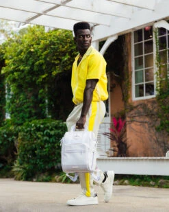 SPRAYGROUND HEAVY METAL SHARK WHITE OUT BIZ TOP OPENER BACKPACK 19 SPRAYGROUND HEAVY METAL SHARK WHITE OUT BIZ TOP OPENER BACKPACK -Best Bags Store B5640 3 1