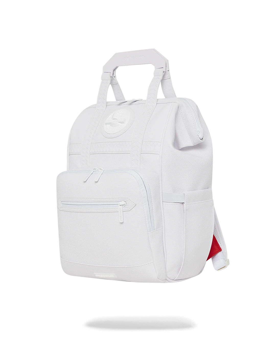 SPRAYGROUND HEAVY METAL SHARK WHITE OUT BIZ TOP OPENER BACKPACK 7 SPRAYGROUND HEAVY METAL SHARK WHITE OUT BIZ TOP OPENER BACKPACK - Image 7
