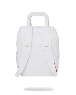 SPRAYGROUND HEAVY METAL SHARK WHITE OUT BIZ TOP OPENER BACKPACK 22 SPRAYGROUND HEAVY METAL SHARK WHITE OUT BIZ TOP OPENER BACKPACK -Best Bags Store B5640 5