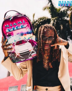 SPRAYGROUND MIAMI VICE VIBES BACKPACK (DLXV) -Best Bags Store B5651 3 1