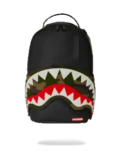 SPRAYGROUND VELCRO SHARK - 3 INTERCHANGEABLE SHARKS BACKPACK (DLXV)