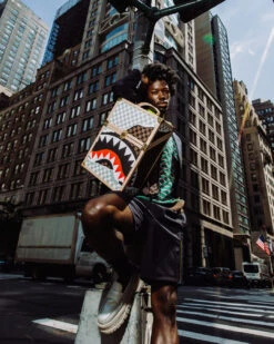 SPRAYGROUND UNSTOPPABLE ENDEAVORS II CHATURANGA SHARK 1900 BACKPACK -Best Bags Store B5878 3 1